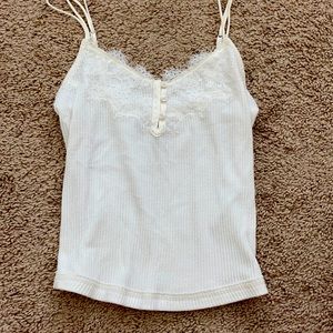 Soft white pajama top